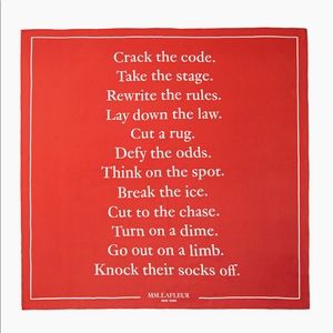 MM LaFleur Silk Statement Scarf